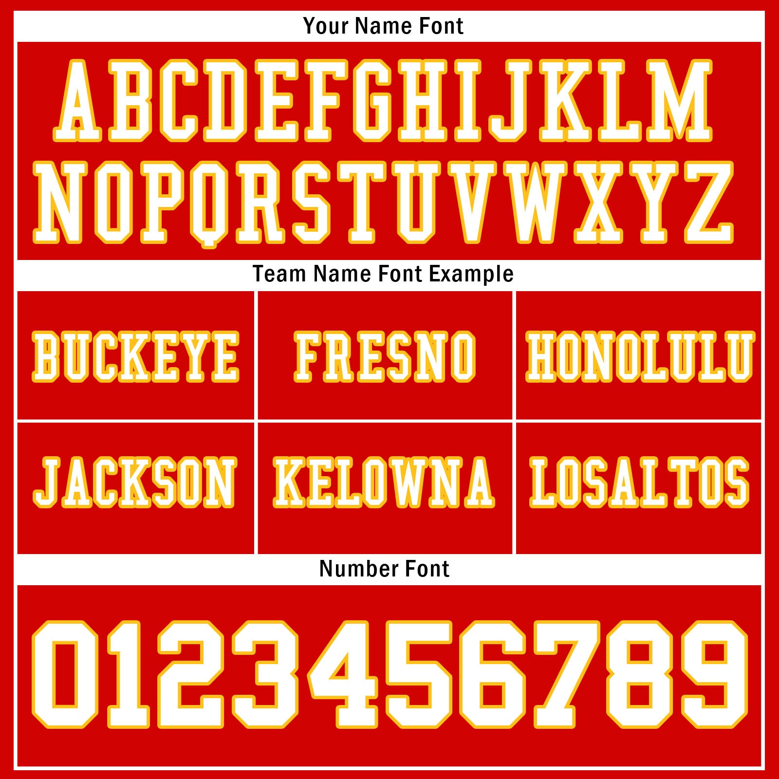 Custom Red Yellow Kansas City Personalized Authentic Football Jersey FBJ02-E0601-2