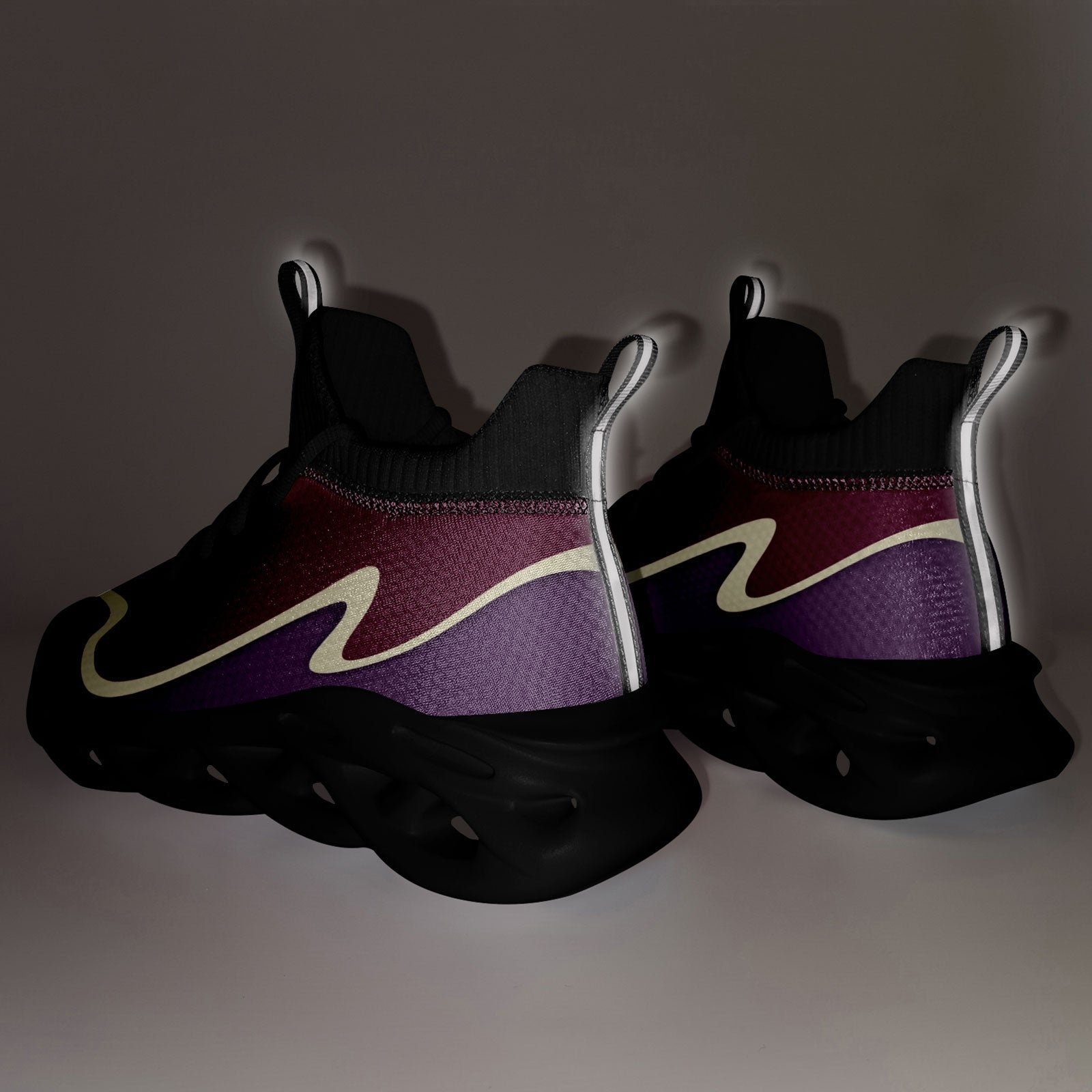 Custom Purple Maxsoul Shoes Personalized Sneaker FN030A-E020011-13