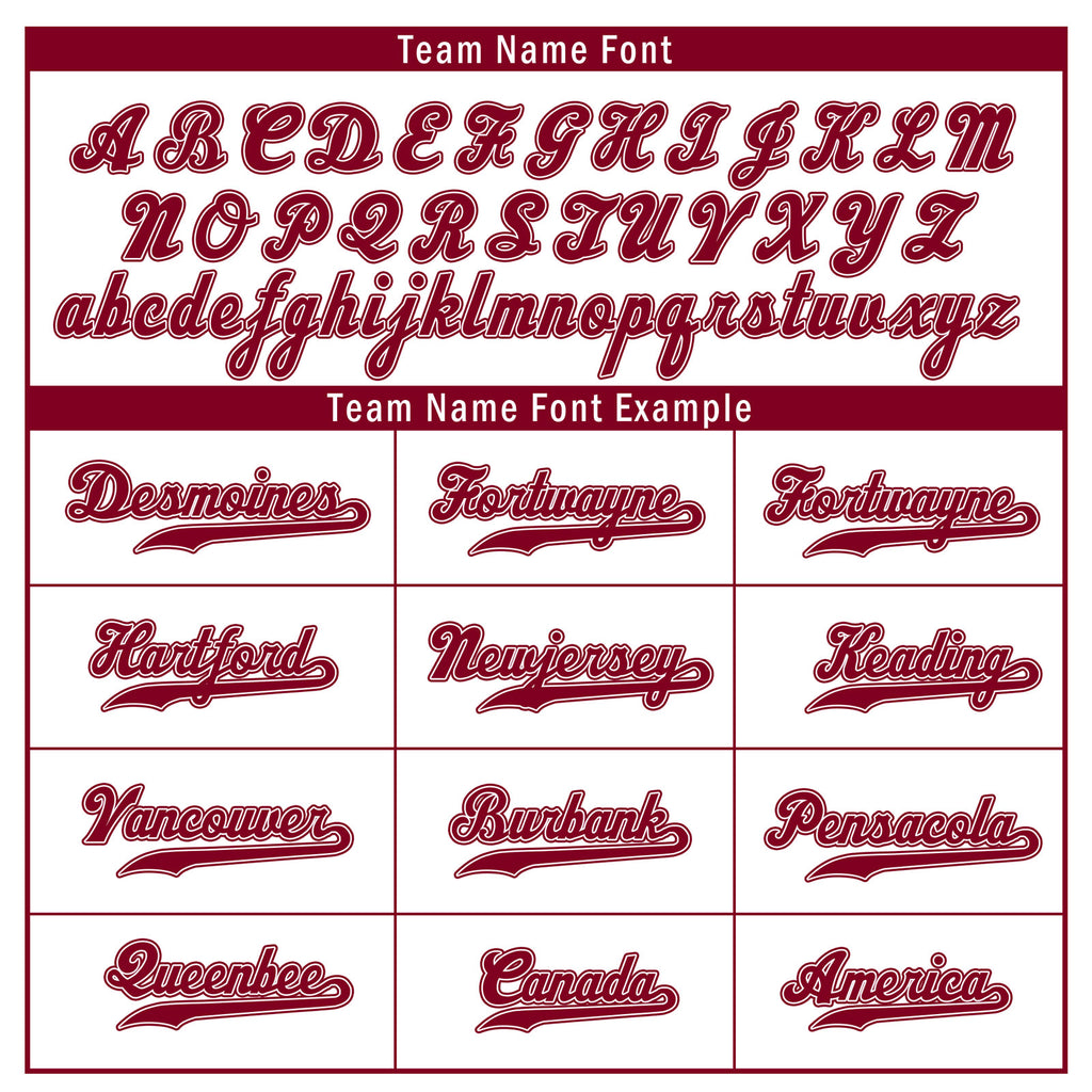 Custom White Burgundy Raglan Sleeves Personalized Authentic Baseball Jersey BSBJ01-D020200-17