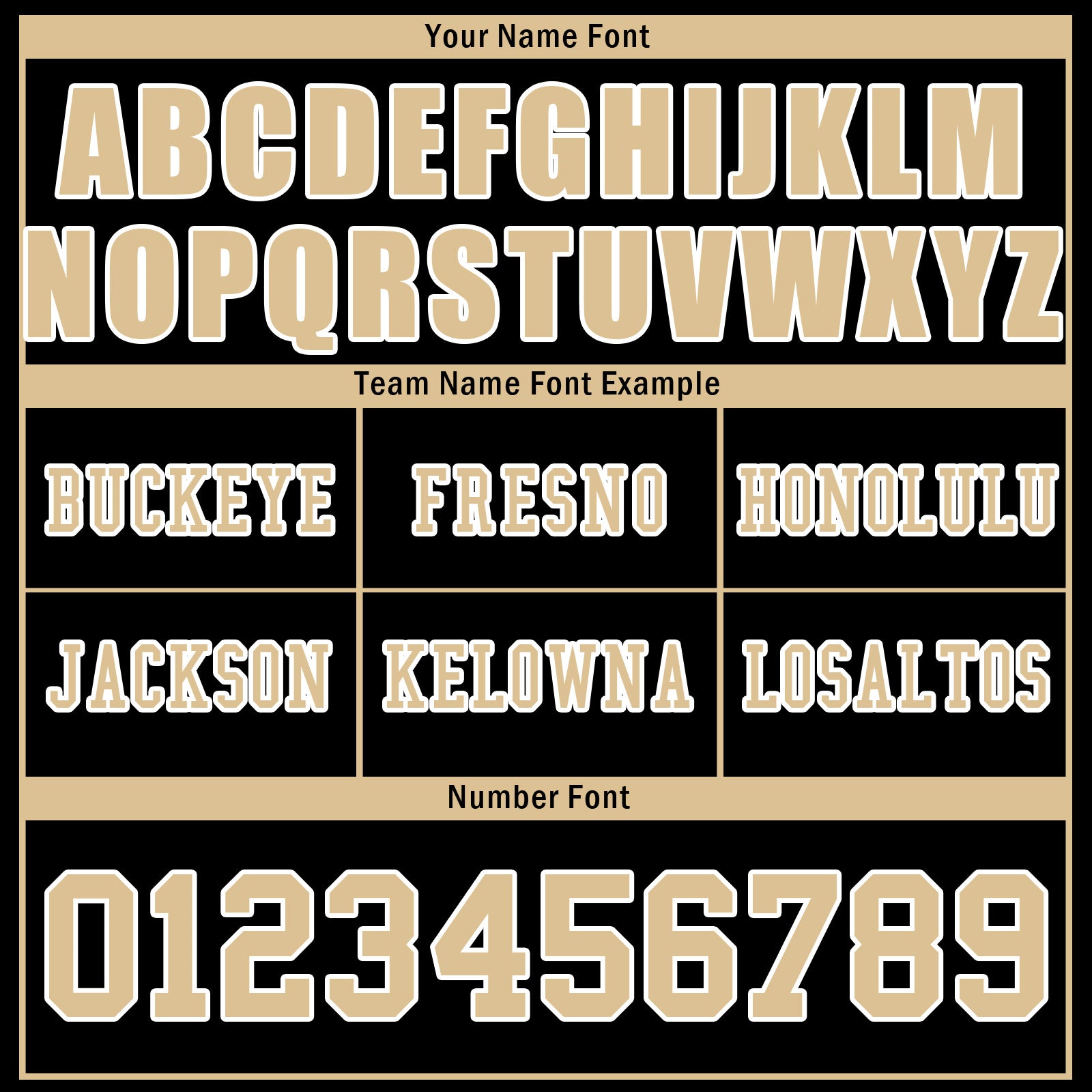 Custom Black Beige New Orleans Personalized Authentic Football Jersey FBJ02-D020256-10