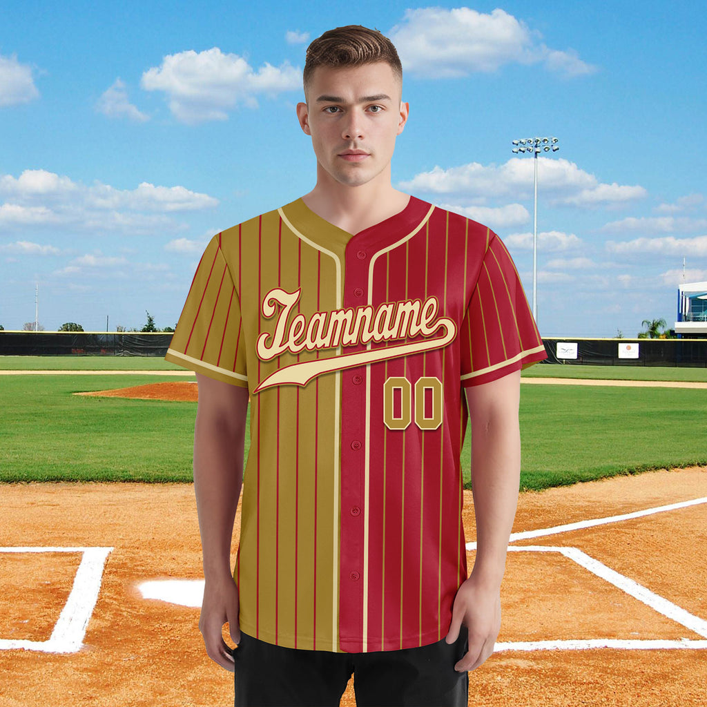 Custom Stripe Fashion Personalized Authentic Baseball Jersey BSBJ01-E06043-12