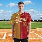 Custom Stripe Fashion Personalized Authentic Baseball Jersey BSBJ01-E06043-12