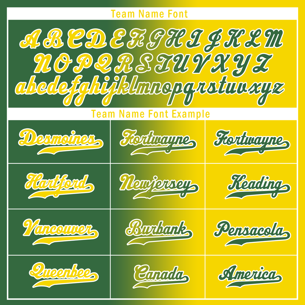 Custom Green Yellow Gradient Fashion Personalized Authentic Baseball Jersey BSBJ01-D0a707d