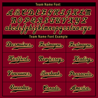 Custom Red Black Raglan Sleeves Personalized Authentic Baseball Jersey BSBJ01-D017162