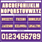 Custom Purple Baltimore Personalized Authentic Football Jersey FBJ02-D020256-32
