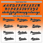 Custom Orange White Fade Fashion Personalized Authentic Baseball Jersey BSBJ01-D0a70dd