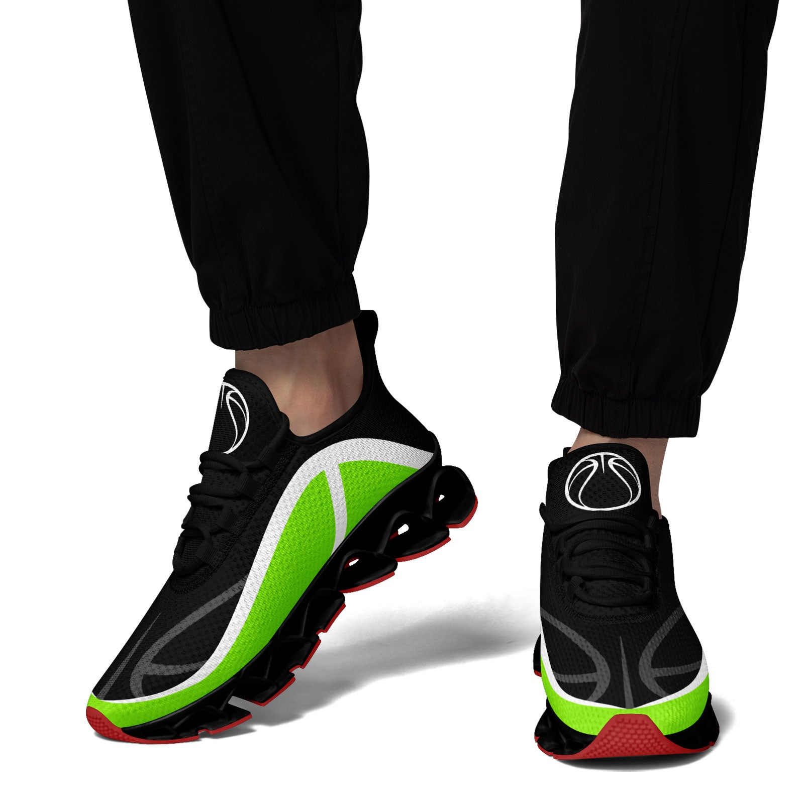 Custom Black Green Maxsoul Shoes Personalized Sneaker FN003XD-D020391-19