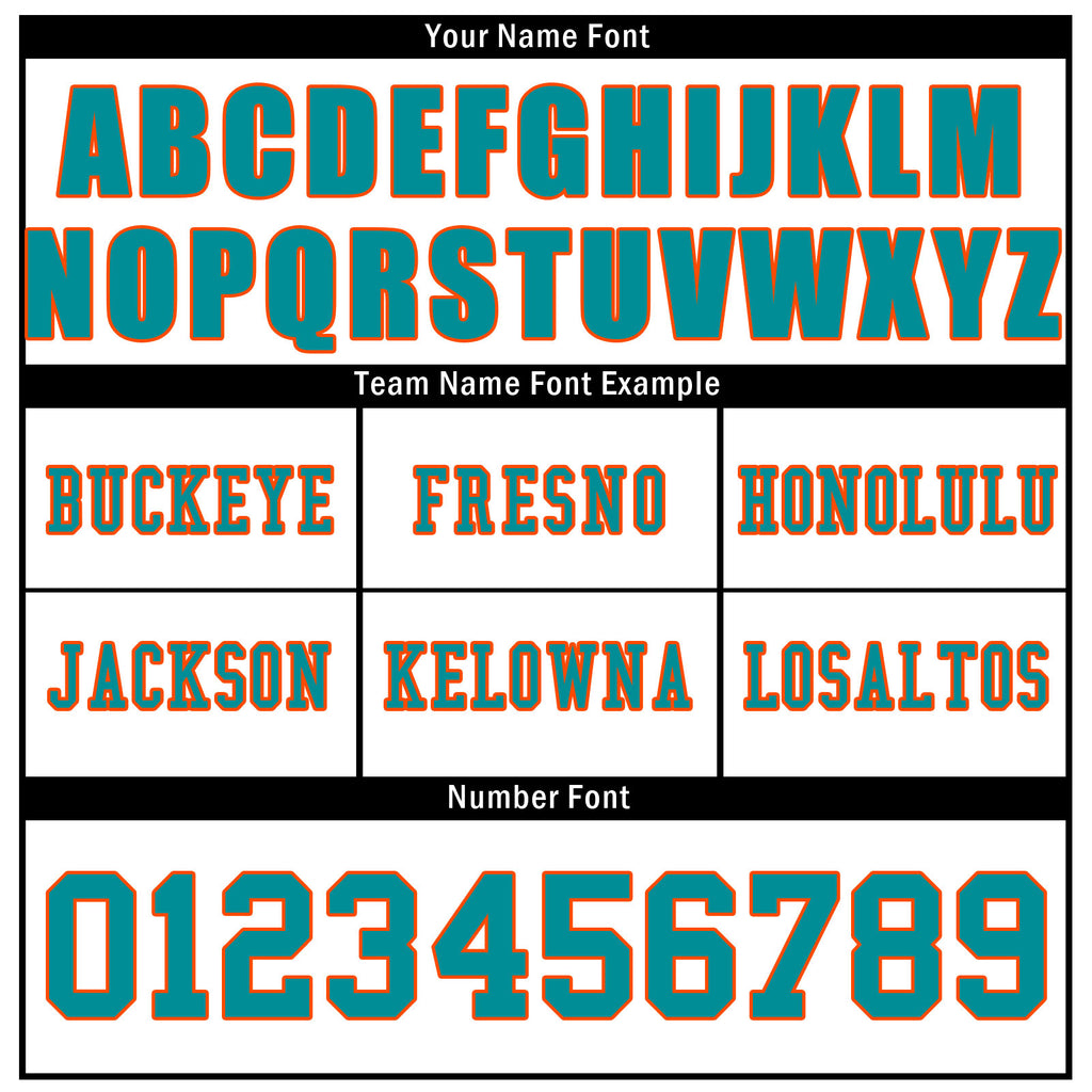 Custom Miami Personalized Authentic Football Jersey FBJ02-E0607-2