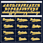 Custom Blue Yellow City Edition Personalized Authentic Baseball Jersey BSBJ01-D017135