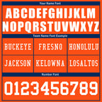 Custom Orange Denver Personalized Authentic Football Jersey FBJ02-D020263-10