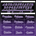 Custom Black Purple Fade Fashion Personalized Authentic Baseball Jersey BSBJ01-D0a70d0