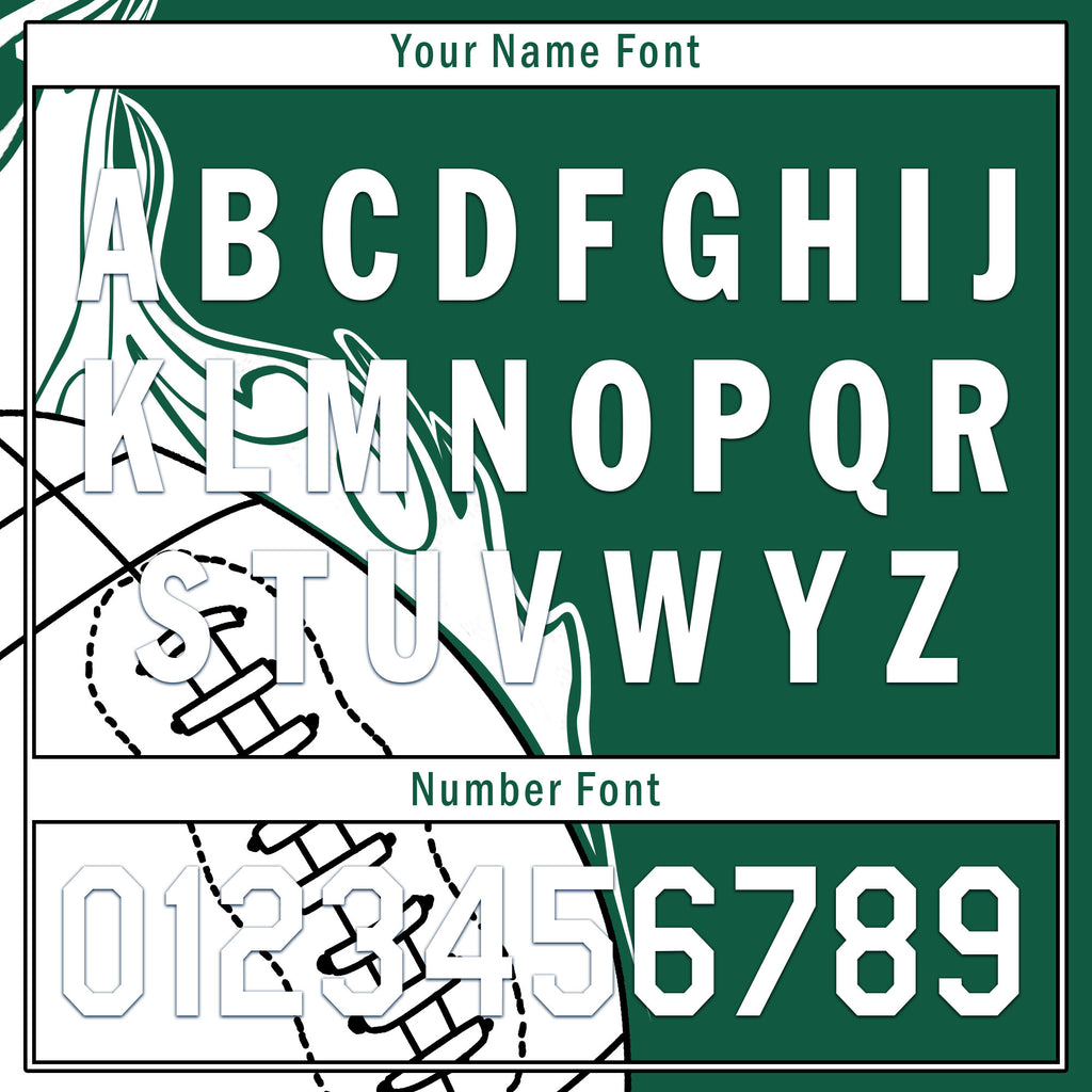 Custom Green White Classic Style Personalized Authentic Baseball Jersey UN002-D0b0a00-b0