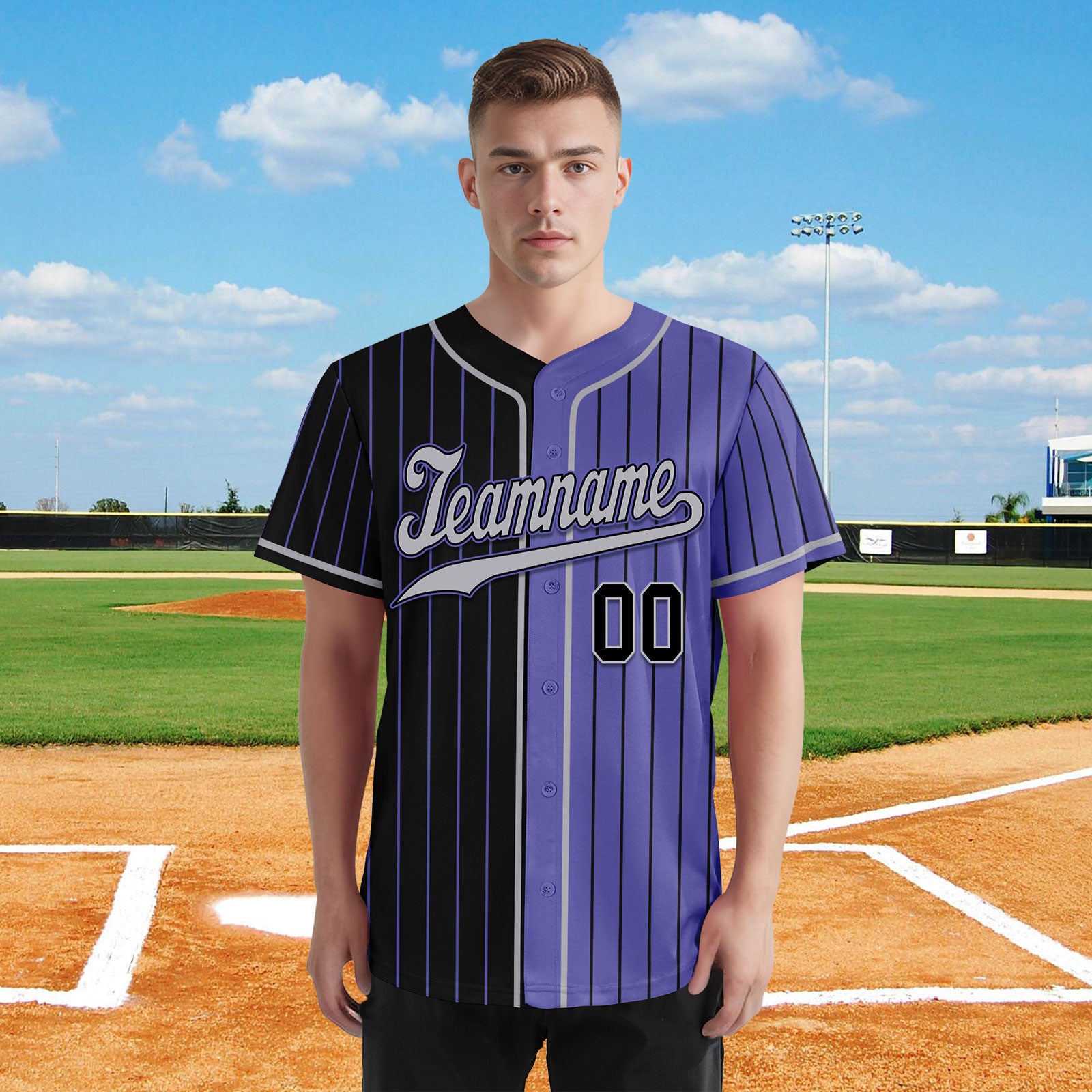 Custom Stripe Fashion Personalized Authentic Baseball Jersey BSBJ01-E06043-5