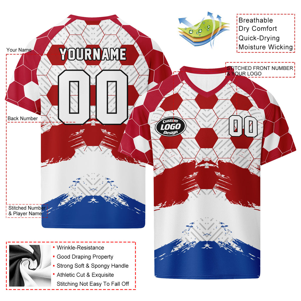 Custom France 2026 World Cup Football Shirt Customized Soccer Jersey for Fans Add Your Name & Number FZ190-F023107-10