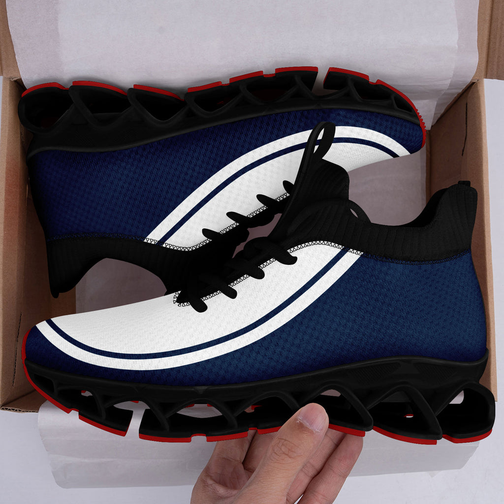 Custom Navy White Maxsoul Shoes Personalized Sneaker FN030XD-D020388-24