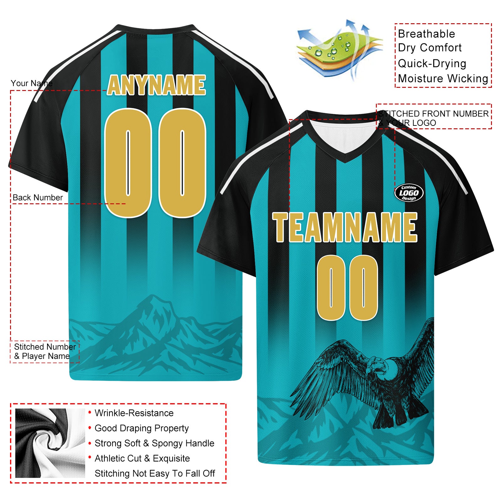 Custom Argentina 2026 World Cup Football Shirt Customized Soccer Jersey for Fans Add Your Name & Number FZ190-F007001-02