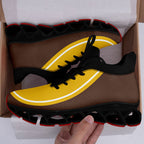 Custom Brown Yellow Maxsoul Shoes Personalized Sneaker FN030XD-D020388-14