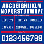 Custom Blue Buffalo Personalized Authentic Football Jersey FBJ02-D020263-4