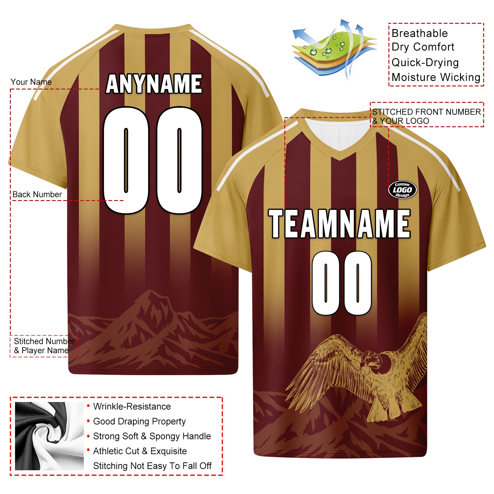 Custom Argentina 2026 World Cup Football Shirt Customized Soccer Jersey for Fans Add Your Name & Number FZ190-F007001-15