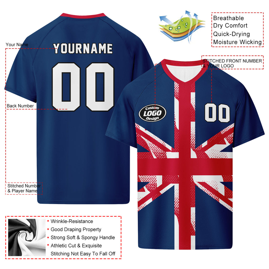 Custom England 2026 World Cup Football Shirt Customized Soccer Jersey for Fans Add Your Name & Number FZ190-F023109-11