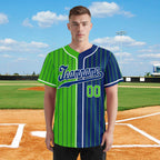 Custom Stripe Fashion Personalized Authentic Baseball Jersey BSBJ01-E06043-17