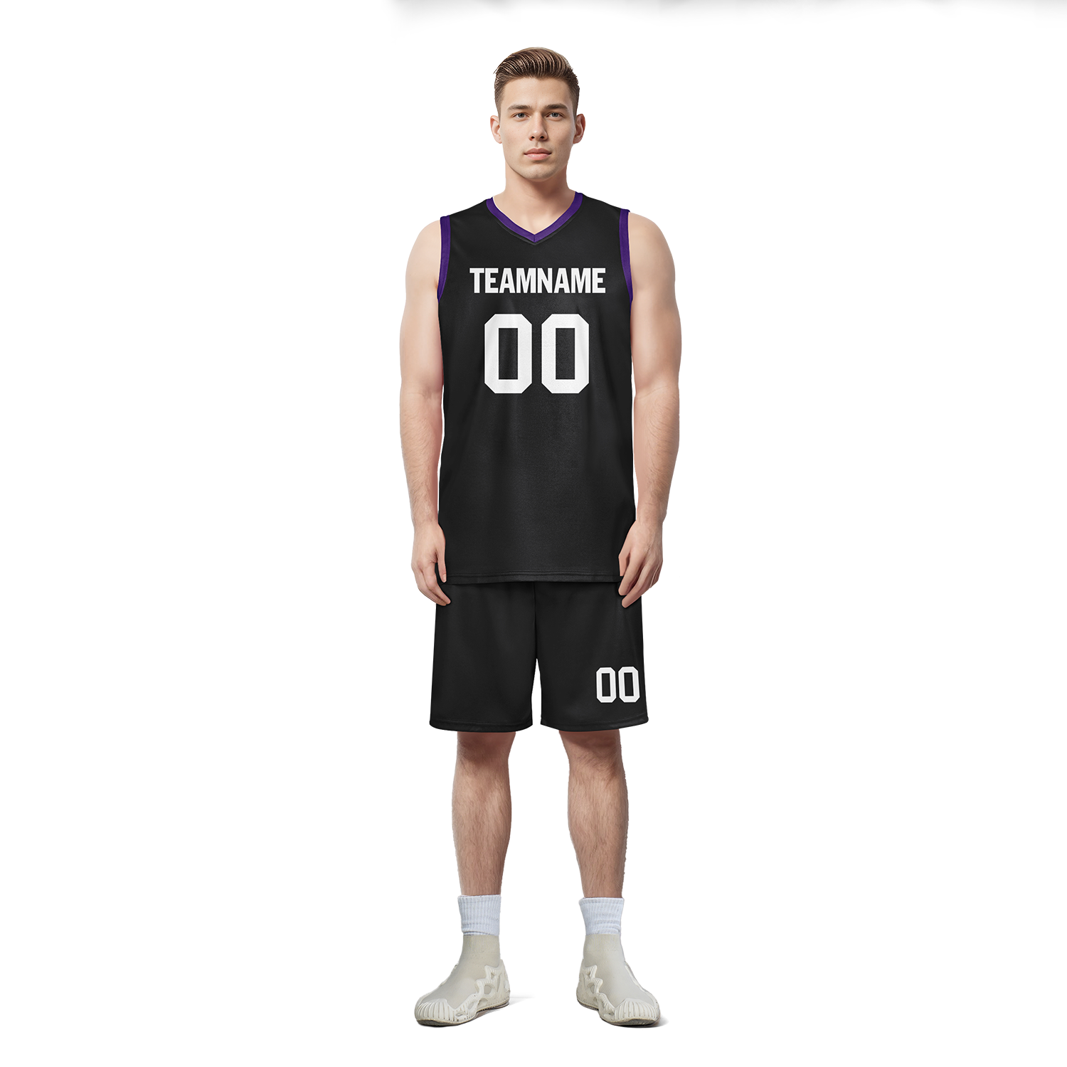 Custom Black Classic Style Sports Uniform Basketball Jersey BBJ01-bd0a70ce