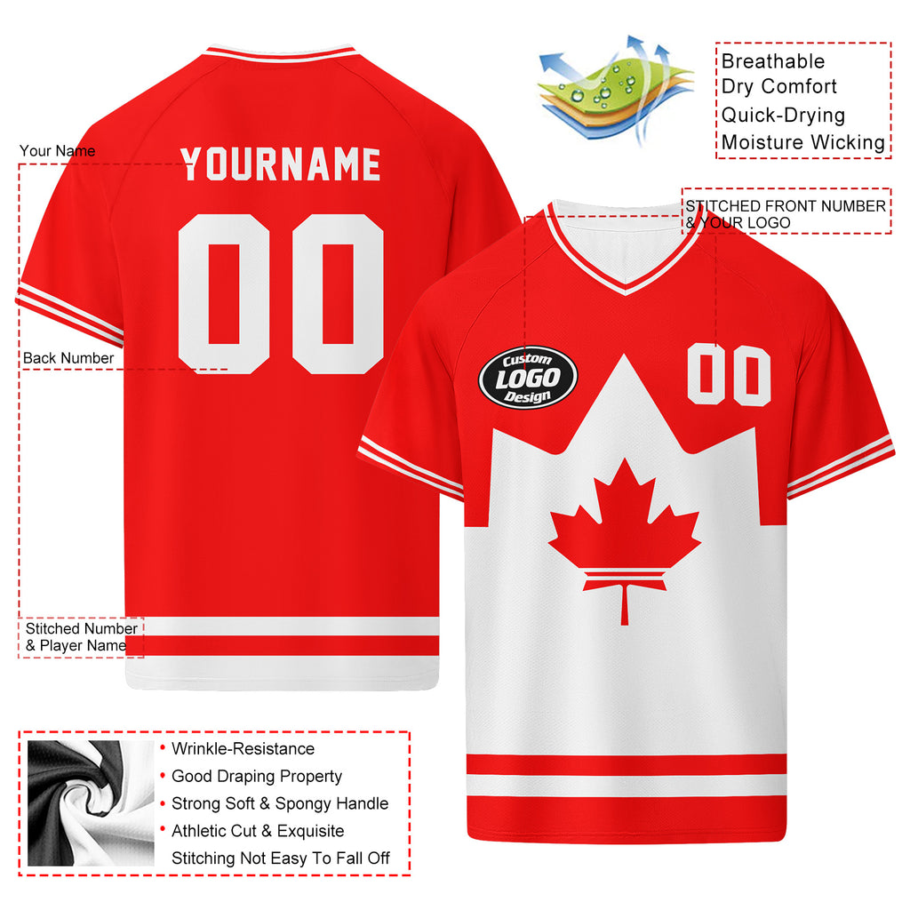 Custom Canada 2026 World Cup Football Shirt Customized Soccer Jersey for Fans Add Your Name & Number FZ190-F009149-4