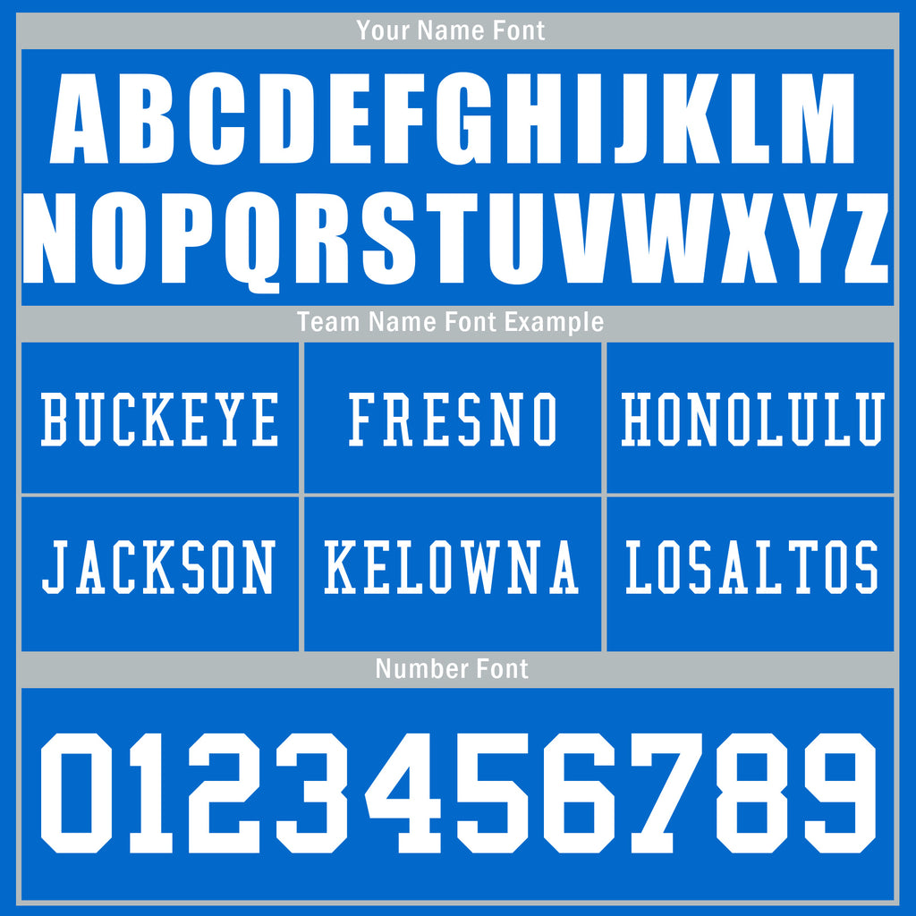 Custom Blue Detroit Personalized Authentic Football Jersey FBJ02-D020263-11