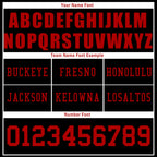 Custom Black Red Arizona Football Jersey and Firesoul Sports Shoes Combo Offer Personalized Combo ZH-D020273-1