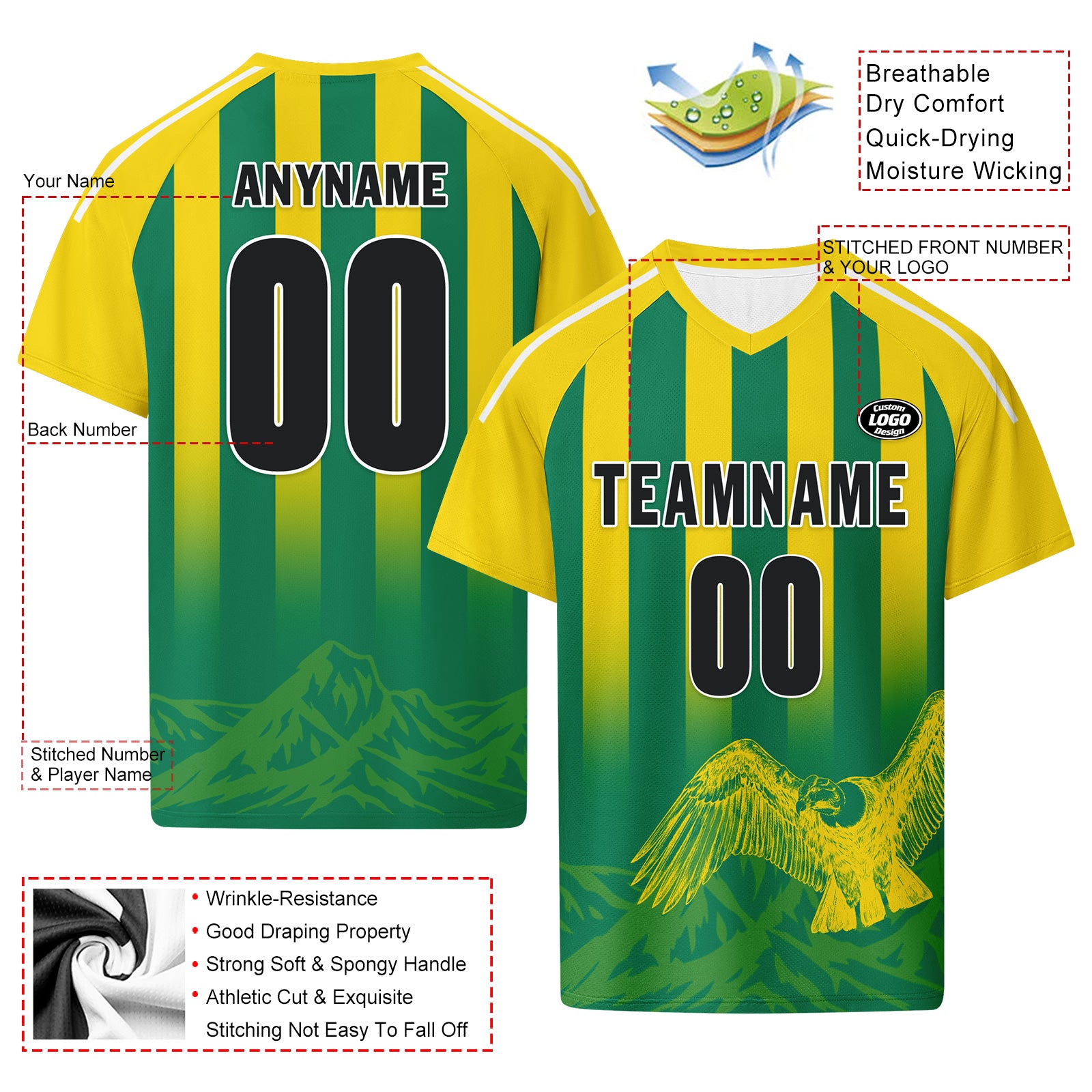 Custom Argentina 2026 World Cup Football Shirt Customized Soccer Jersey for Fans Add Your Name & Number FZ190-F007001-09
