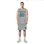 Custom Gray Classic Style Sports Uniform Basketball Jersey BBJ01-D020105-20