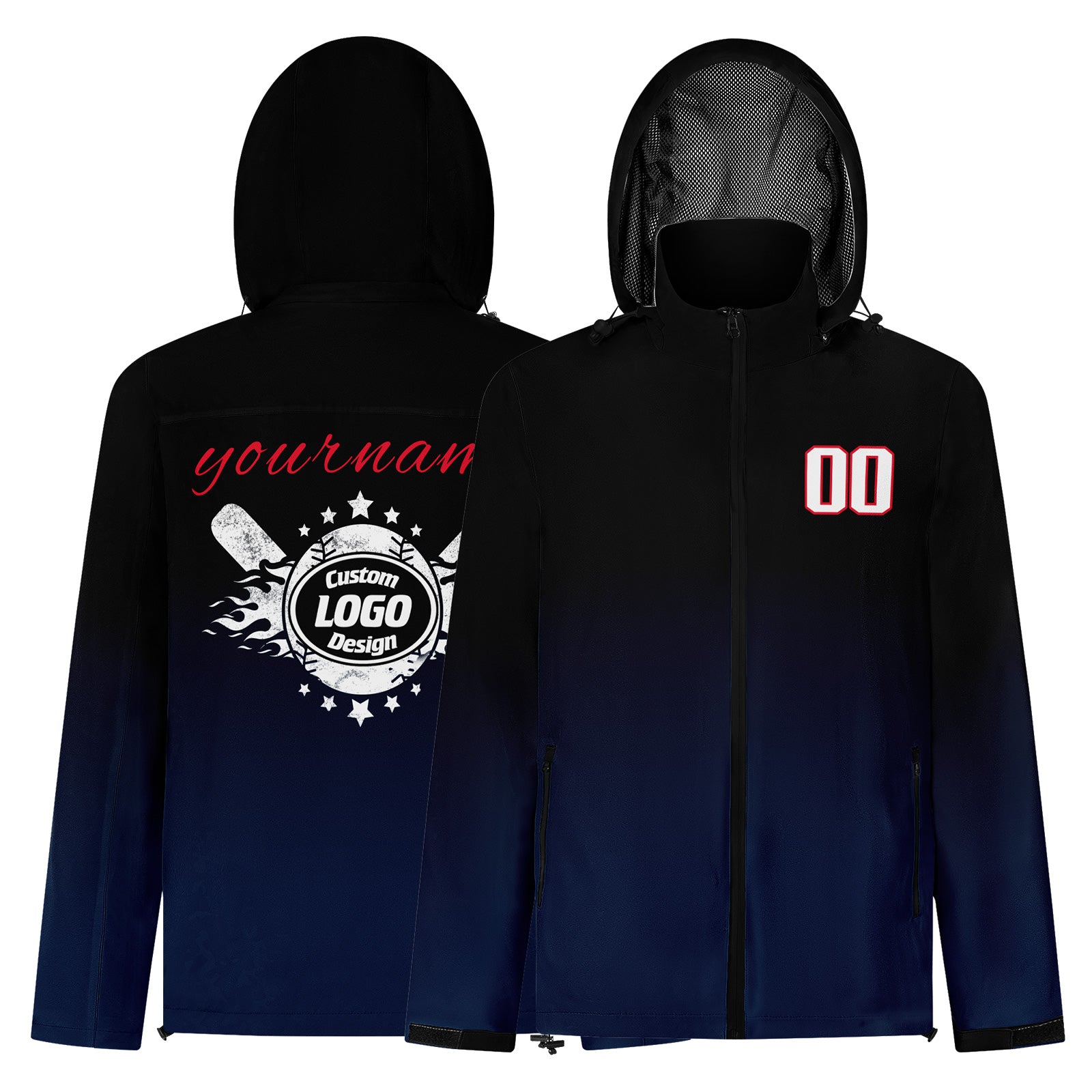 Custom Baseball Outerwear and Hat Combo Offer Personalized Combo ZH-E025020-18