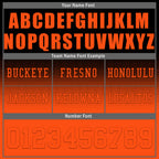 Custom Black Orange Cincinnati Personalized Authentic Football Jersey FBJ02-D020249-6