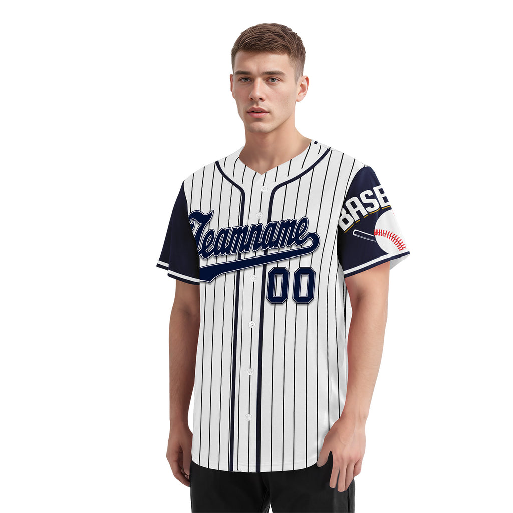 Custom Vintage Personalized Authentic Baseball Jersey BSBJ01-E025021-3