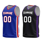 Custom Blue Red White Sacramento City Edition Personalized Reversible Basketball Set Sports Basketball Jersey BBJ01R-D0610-26