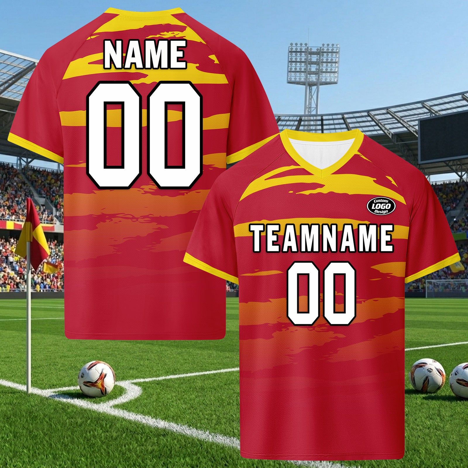 Custom Spain 2026 World Cup Football Shirt Customized Soccer Jersey for Fans Add Your Name & Number FZ190-F028084-7