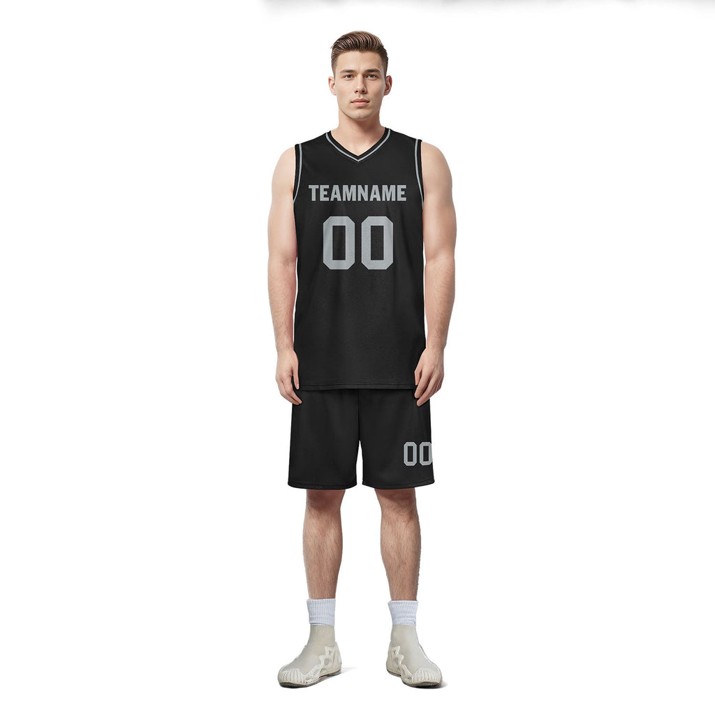 Custom Black Classic Style Sports Uniform Basketball Jersey BBJ01-D020105-18
