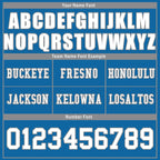 Custom Bule Detroit Personalized Authentic Football Jersey FBJ02-D020256-6
