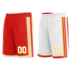 Custom Red White Classic Style Reversible Basketball Uniform Personalized Ordinary BBJR-D017027