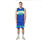 Custom Blue White Classic Style Sports Uniform Basketball Jersey BBJ01-bd0a7009