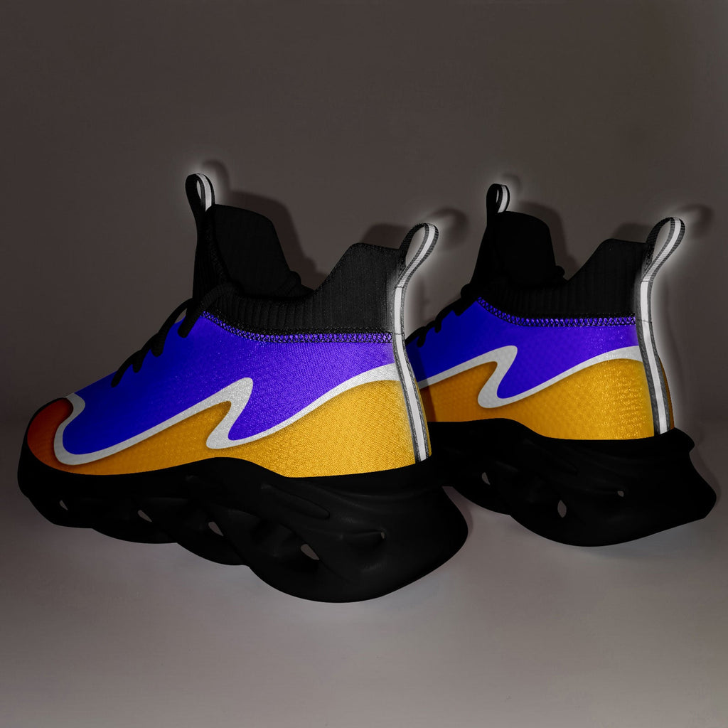 Custom Purple Yellow Maxsoul Shoes Personalized Sneaker FN030A-E020011-7