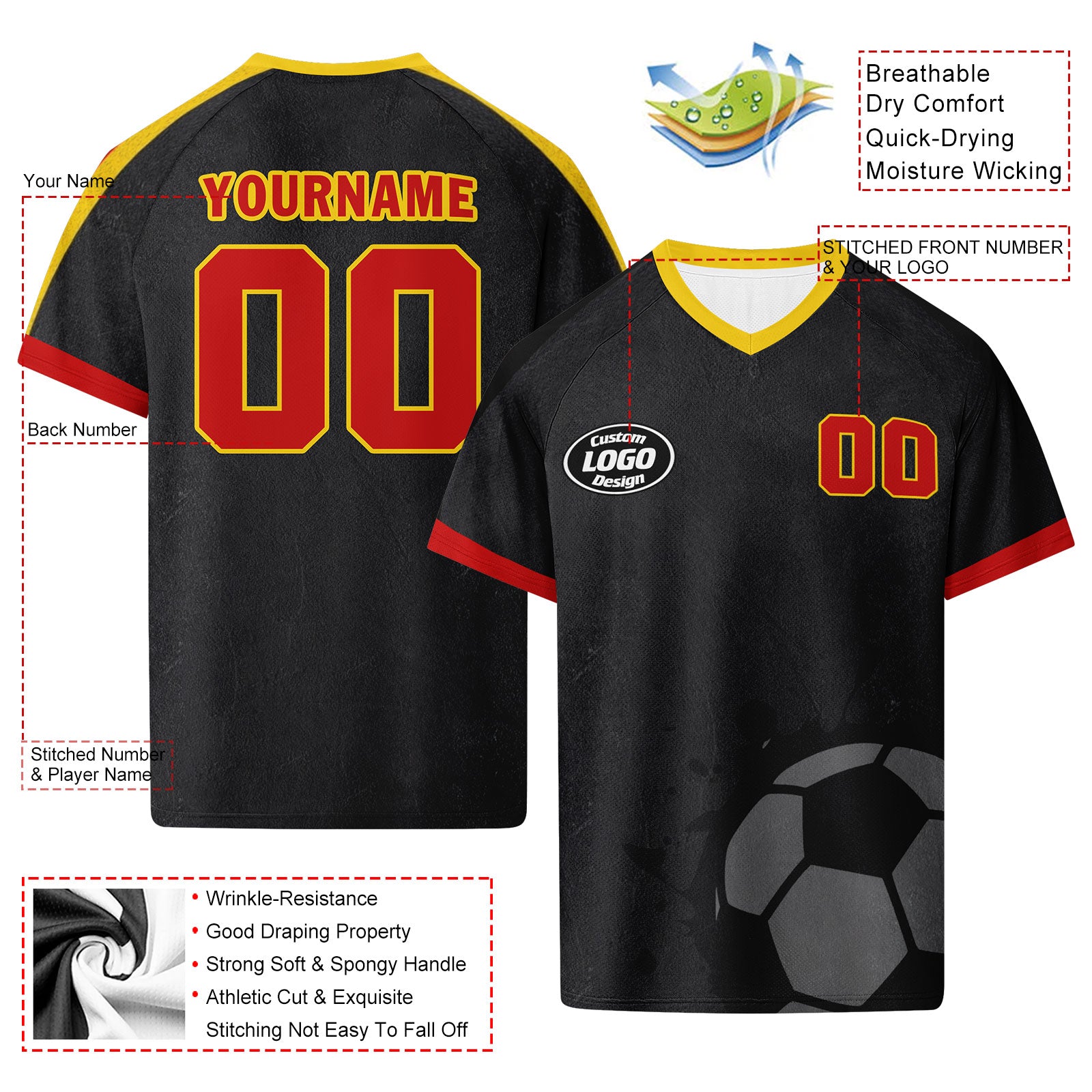 Custom Germany 2026 World Cup Football Shirt Customized Soccer Jersey for Fans Add Your Name & Number FZ190-F025070-1