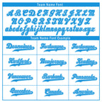 Custom White Blue Raglan Sleeves Personalized Authentic Baseball Jersey BSBJ01-D020200-1