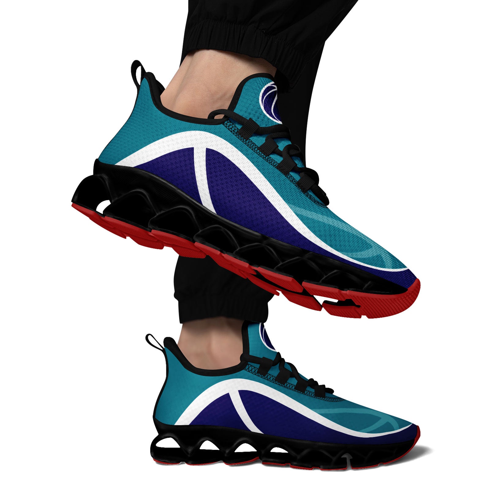 Custom Blue Maxsoul Shoes Personalized Sneaker FN003XD-D020391-5