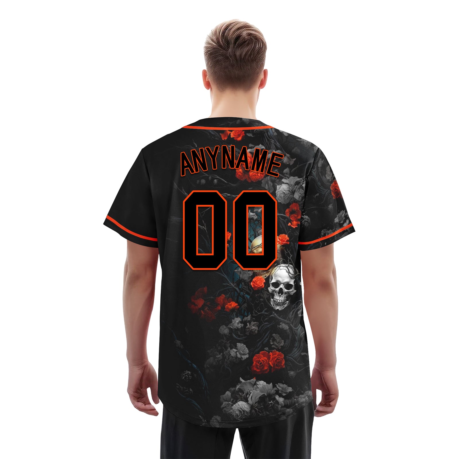 Custom Gothic Personalized Authentic Baseball Jersey BSBJ01-E06009
