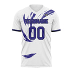 Custom White Purple Soccer Sets Jersey Personalized SCJ101-D28041