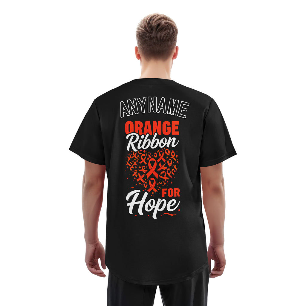 Custom Black World Cancer Day Personalized Authentic Baseball Jersey BSBJ01-E06020-11