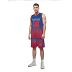 Custom Blue Red Fade Fashion Sports Uniform Basketball Jersey BBJ01-D020102-1