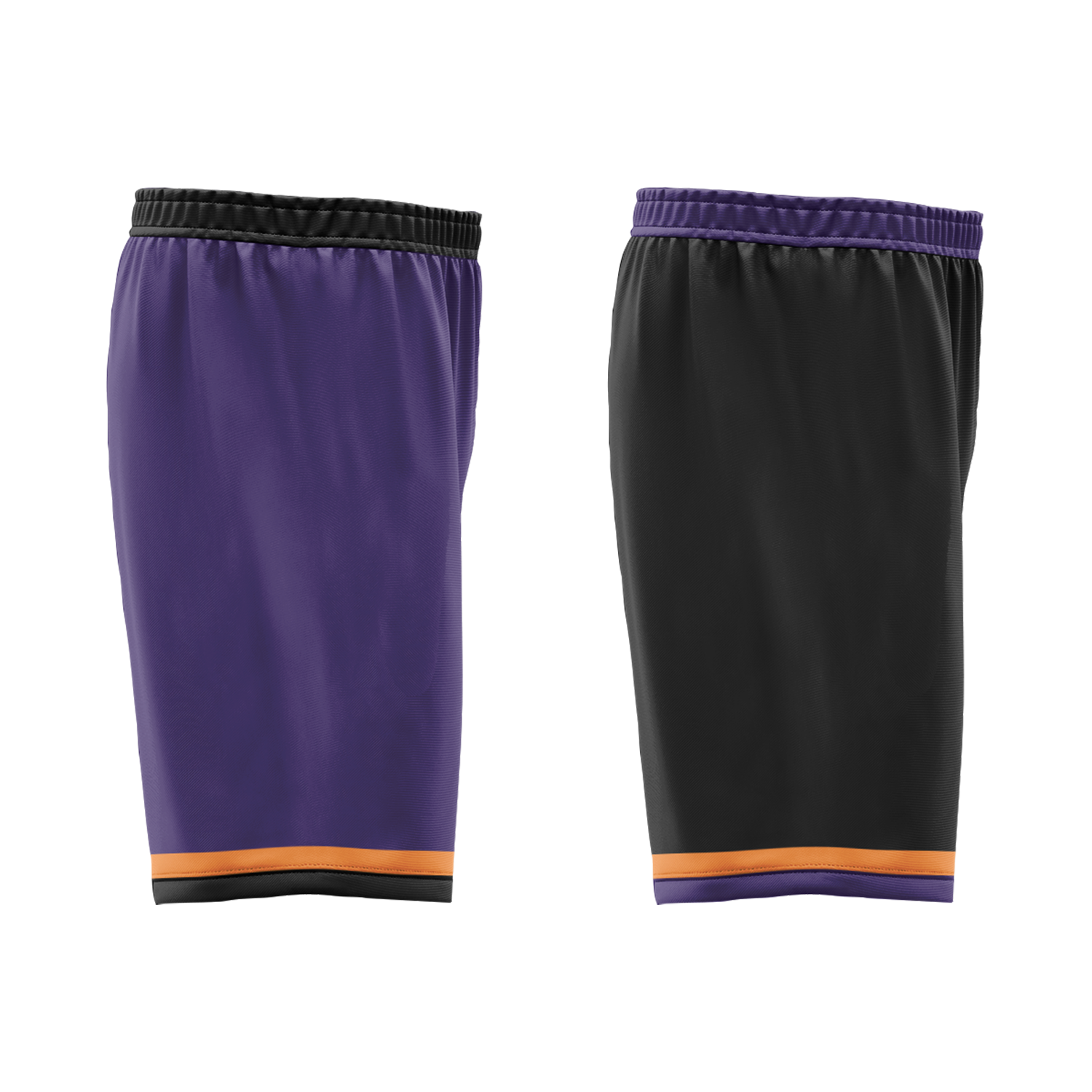 Custom Purple Black Classic Style Reversible Basketball Uniform Personalized COOLMAX BBJR-D017058