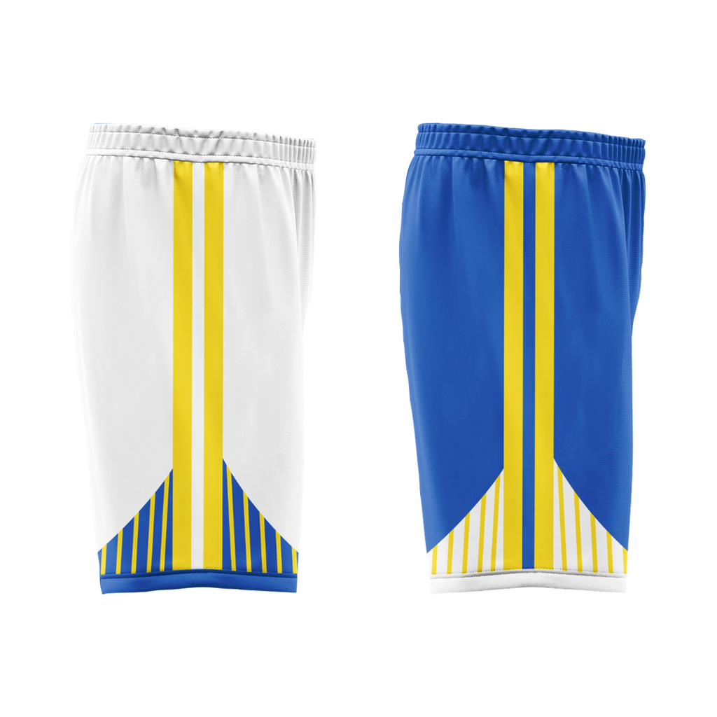 Custom White Blue Classic Style Reversible Basketball Uniform Personalized Ordinary BBJR-D017004